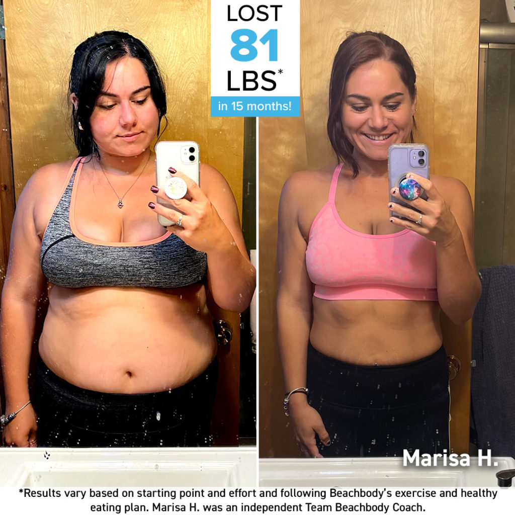 Transformation 81 pounds lost